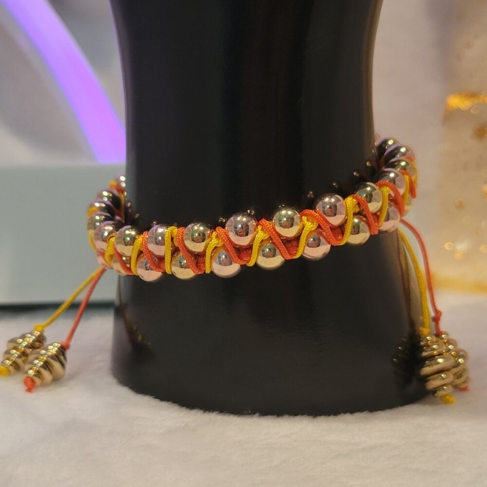 Sunburst Adjustable Bracelet HANDMADE
